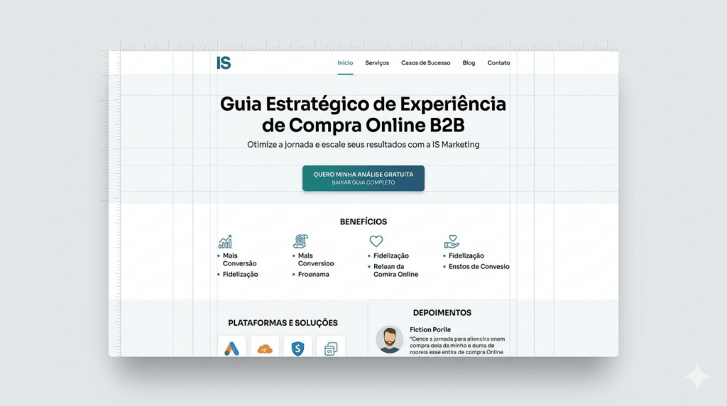 exemplo de estrutura de landing page